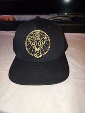 Jagermeister Baseball Cap, Black With Gold OSFM Never Worn.  picture
