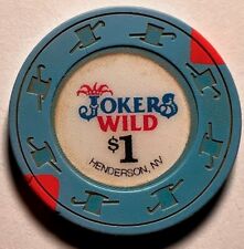 Joker's Wild $1 Casino Chip, out of circulation, 1993 edition picture