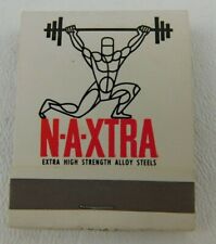 N-A-XTRA Extra High Strength Front Strike Full Unstruck Vintage Matchbook Ad picture