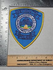 AAB1 Police patch Massachusetts Weymouth blue background  picture