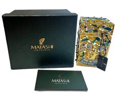Matashi Hand-Painted Enamel Tzedakah Charity Box Tree of Life Motif Design NEW picture