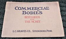 1919 L.C. Graves Commercial Ford Model T Truck Body Brochure & Price List picture
