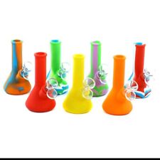 Unbreakable Silicone Small Bong with Glass Bowl picture