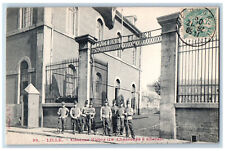 Lille Nord France Postcard Kleber Barracks 19 Horse Hunters c1910 Antique picture