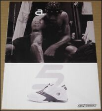 2001 Allen Iverson The Answer 5 Reebok Shoes Print Ad Advertisement 76ers AI picture
