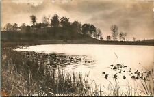 RPPC East End Lone Lake Kendallville Indiana IN UNP AZO Postcard D4 picture