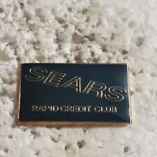 VTG Sears Rapid Credit Club Roebuck Co Logo Lapel Badge Hat Pin Enamel Store picture