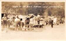 Johnston Pennsylvania BEF Bonus Army Making Camp Real Photo Postcard AA68760 picture