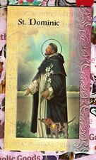 Saint St. Dominic - Biography, prayer, Feast Day, etc... Folder Card picture