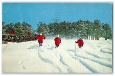 1967 Sky Patrol Cranmore Mountain Winter North Conway New Hampshire NH Postcard picture