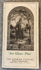 The Hooker Studios Art Glass Brochure Stained Glass Windows Chicago IL c1906 picture