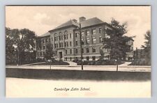 Cambridge MA-Massachusetts, Cambridge Latin School Vintage Souvenir Postcard picture