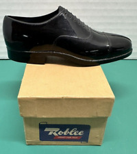Vintage Miniature Roblee Salesman Sample Black Plastic Shoe picture