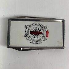 Vtg 1996 119th Annual MSFDA Conference Pocket Knife Money Clip Detroit Lakes MN picture