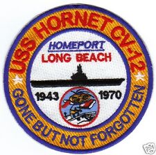 US NAVY SHIP PATCH, USS HORNET  CV-12, GONE BUT NOT FORGOTTEN                  Y picture
