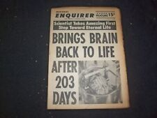 1966 DEC 25 NATIONAL ENQUIRER NEWSPAPER - BRINGS BRAIN BACK TO LIFE - NP 7433 picture
