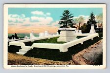 Lancaster PA-Pennsylvania, Woodward Hill, James Buchanans Tomb Vintage Postcard picture
