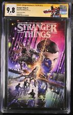 STRANGER THINGS #1 CGC SS 9.8 SCORPION COMICS SIGNED BY CLAYTON CRAIN RARE KEY picture