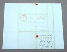 New Milford Oct 7, 1846 CDS Stampless Cover & Letter picture