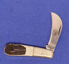 Vintage Eagle Eye #11-610 bone handle knife, NOS 2.5 inches closed. picture
