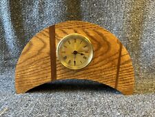 Handmade Wooden Mantle Clock picture