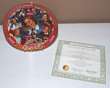 COCA-COLA FABULOUS '50s LIMITED EDITION PORCELAIN PLATE FROM FRANKLIN MINT 1998 picture