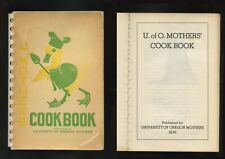 1938 UNIVERSITY OF OREGON Mothers Cookbook Ducks Cook Book picture