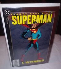 EIGHTY 80 PAGE GIANT SUPERMAN #3 DC COMICS 8.5 VF+ I, WITNESS picture
