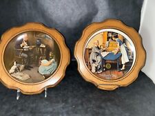 Vintage Norman Rockwell Plates, 8.25