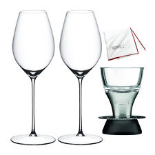 Riedel Champagne Crystal Wine 2 Glasses with Wine Aerator and Polishing Cloth picture