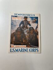 U.S. Marine Corps Semper Fidelis 168th Anniversary Sticker November 10 1775-1943 picture