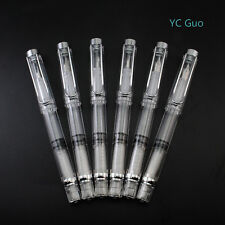 6X Wing Sung 3009 Clear Transparent Fountain Pen 3 Fine Nib  & 3 Extra Fine Nib picture