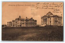 1906 University Cincinnati Exterior Building Cincinnati Ohio OH Vintage Postcard picture