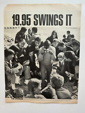 1967 Polaroid The Swinger Land Camera 19.95 Swings It Vintage Print Ad picture