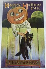 Rare Bernhard Wall, Ullman Halloween Postcard c1909 