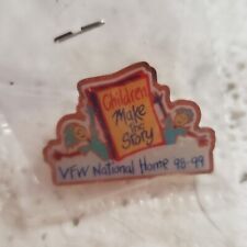 VFW 1998-99 National Home Children Make the Story Lapel Pin Christmas Hospital picture