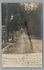 RPPC West Main Street View STRASBURG PA Lancaster County Real Photo Postcard picture