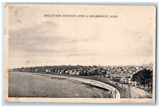 c1920's Boulevard Between Lynn & Swampscott Massachusetts MA Postcard picture