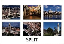 Croatia Split multiview scenes ~ unused postcard sku589 picture