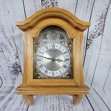 Daniel Dakota Quartz clock Tempus Fugit oak wall clock picture