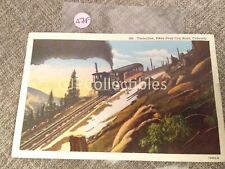 PAZF Train or Station Postcard Railroad RR TIMBERLINE PIKES PEAK COG ROAD COLO picture
