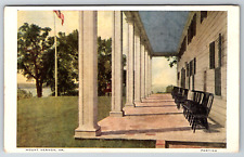 c1920s Mount Vernon VA Portico Porch Antique Postcard picture