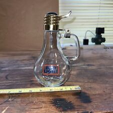 Vintage Anheuser Busch Budweiser Bud Light Clear Glass Light Bulb Stein  picture