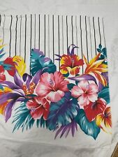 Vintage Floral Border Print Cotton Fabric Tropical  Joan Kessler Concord Fabrics picture