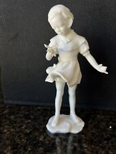 Porcelain Figurine Girl W/Butterfly Wind Vintage-Lorenz Hutschenreuther Germany  picture