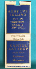 Matchbook Cover Capitol Eat Shop Rochester Minnesota picture