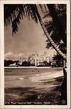 RPPC Royal Hawaiian Hotel US Navy Cancel Addressed Packard Motor Car Co. Detroit picture