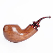 Tomato Pipe Rosewood Freehand Smoking Pipe Handcrafted Bent Curved Tobacco Pipe picture