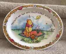 Zak Designs Winnie the Pooh & Piglet Oval Plate Tray 9 1/2” BRAND NEW picture