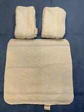 Vintage 3 Pc Set Dundee Face Towels Washcloths Made USA NY White Soft Nice picture
